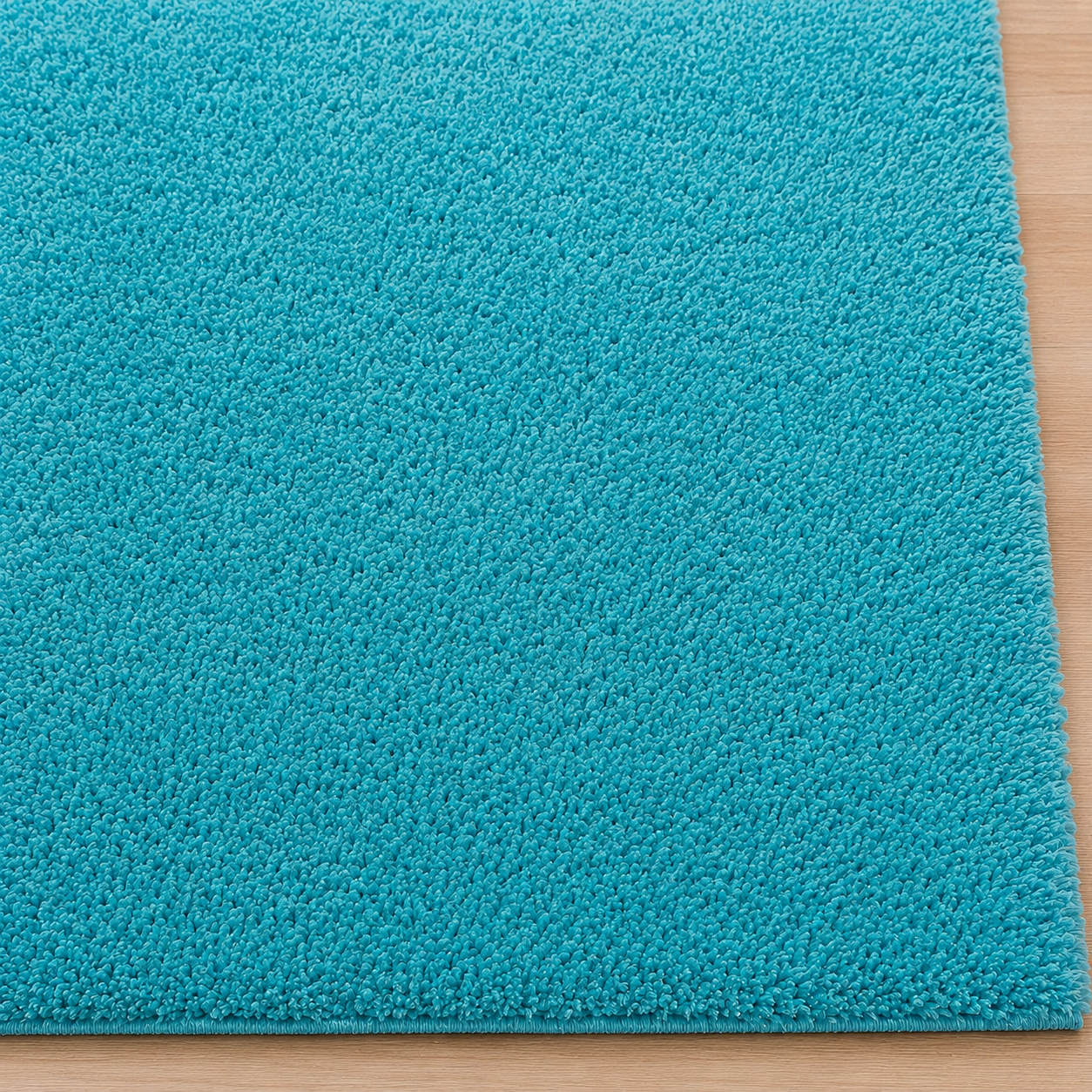 2 inch long pile Sky Blue & White Shaggy Carpet – Soft Feel with Anti-Skid Rubber Backing