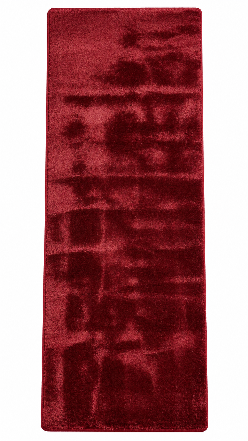 Supersoft Red Rabbit Fur Bedside Runner For Bedroom & Living Room