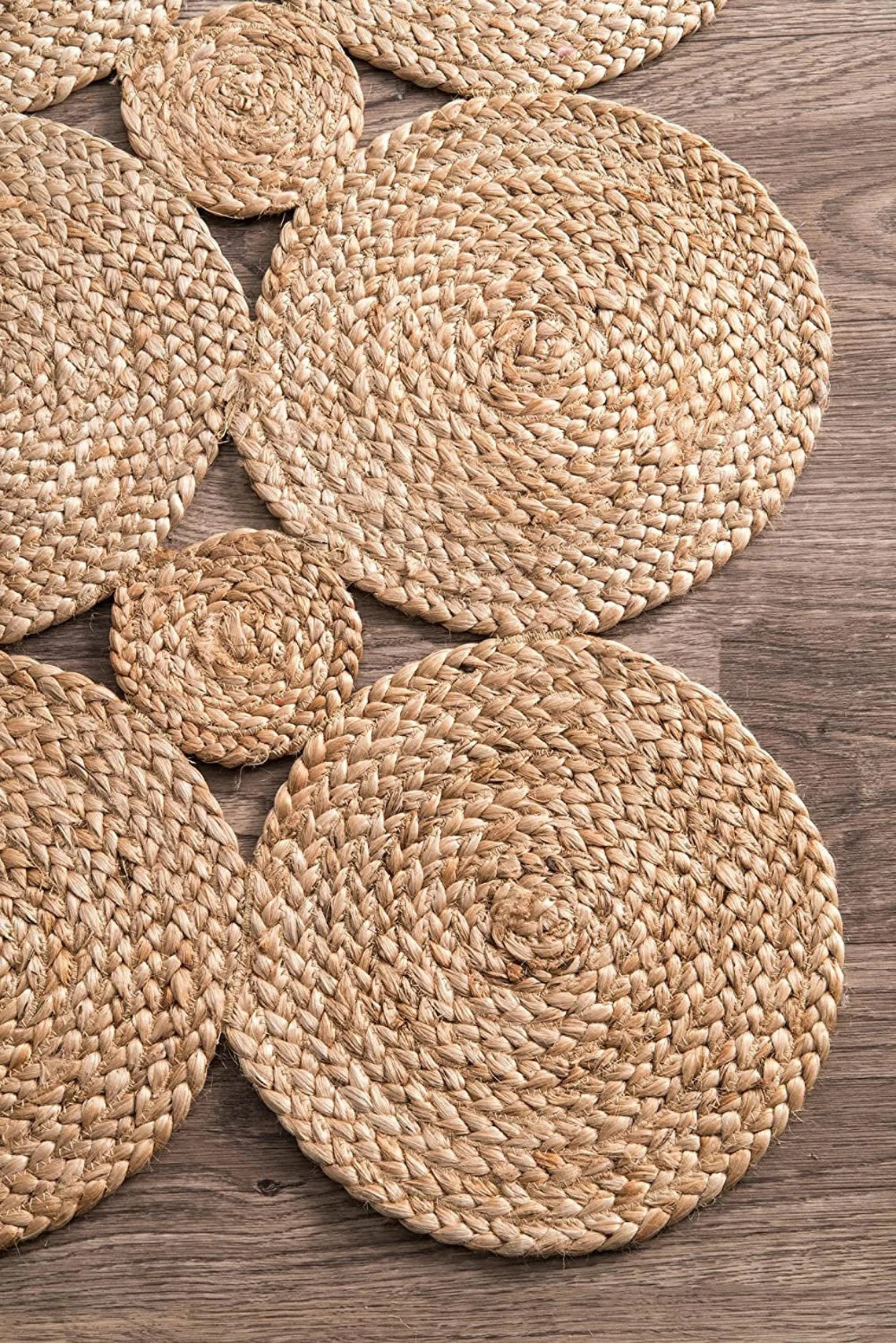 Natural Jute Braided Area Rug - Sustainable Rug