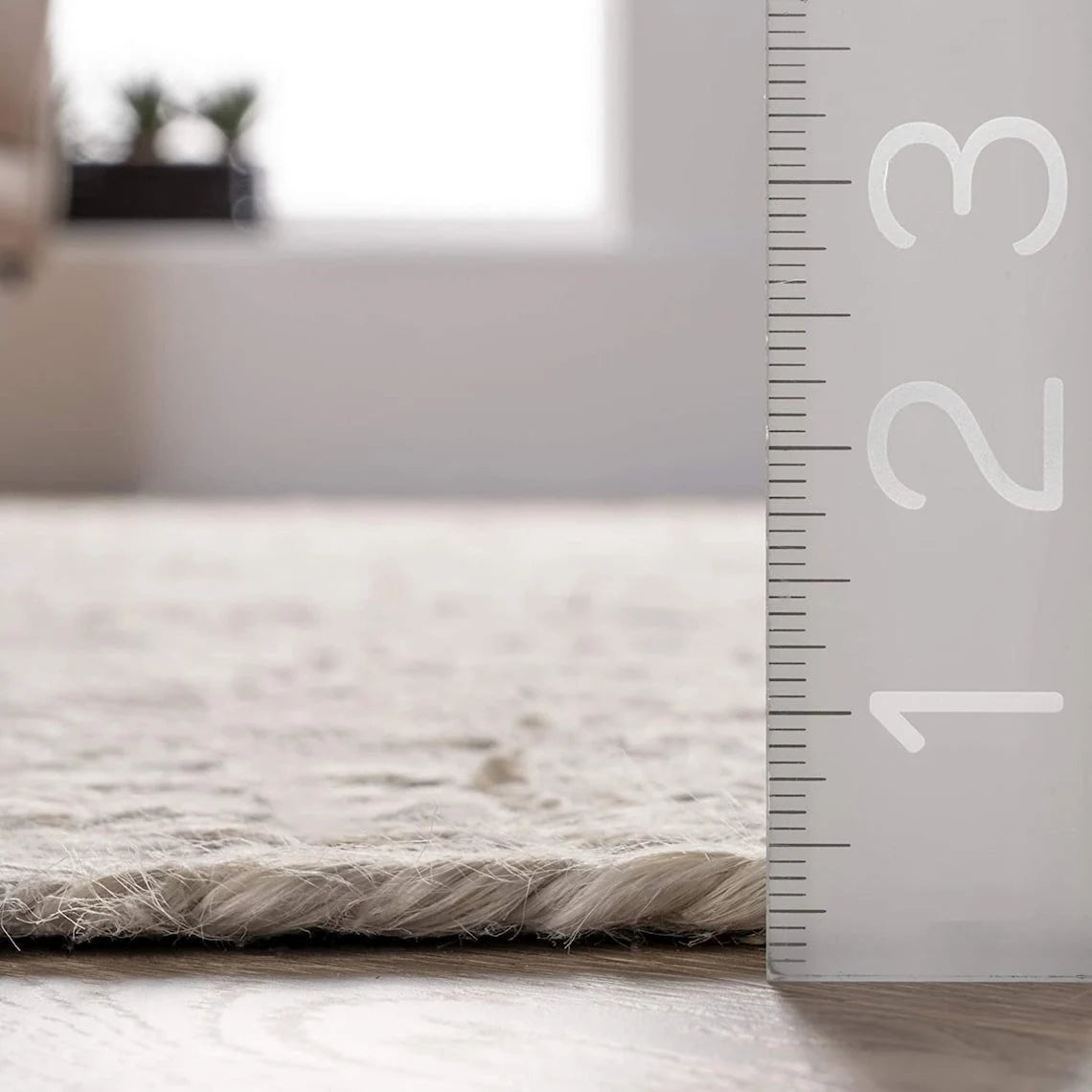 Handwoven Minimal Rug with Soft Natural Texture