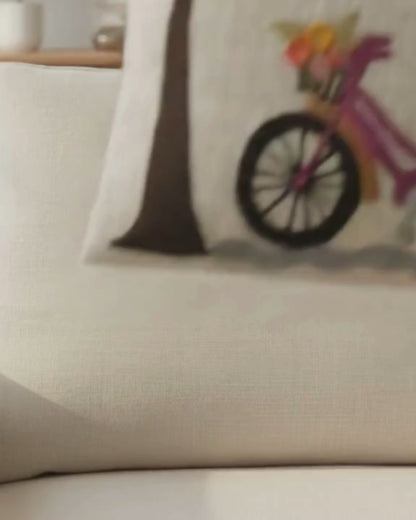 Elegant Designer Cushion Covers – Soft & Durable with Beautiful Floral Embroidery for Living Room Sofa-029