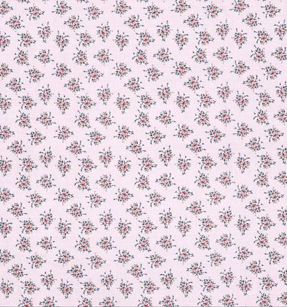 Kashyapa Rugs  Premium glace Cotton light Pink Flat Bedsheet – Double Bed Size with 2 Pillow Covers