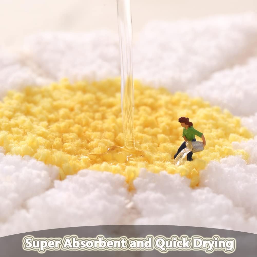 Affordable Mat for Floor Coffee & Beige Super Soft Microfiber Door Mats for Home & Office. pack of 1 Pcs.