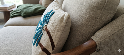 Elegant Designer Cushion Covers – Soft & Durable with Beautiful Floral Embroidery for Living Room Sofa-07