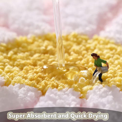 KashyapaRugs Premium Black Multi Colour Doormat  ( Pack of 2 ps )